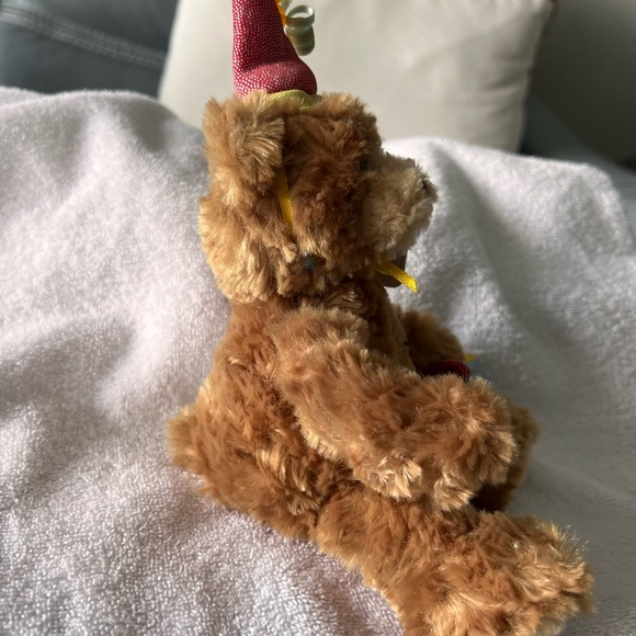 NWT VINTAGE GUND CONFETTI BIRTHDAY BEAR - Picture 3 of 10